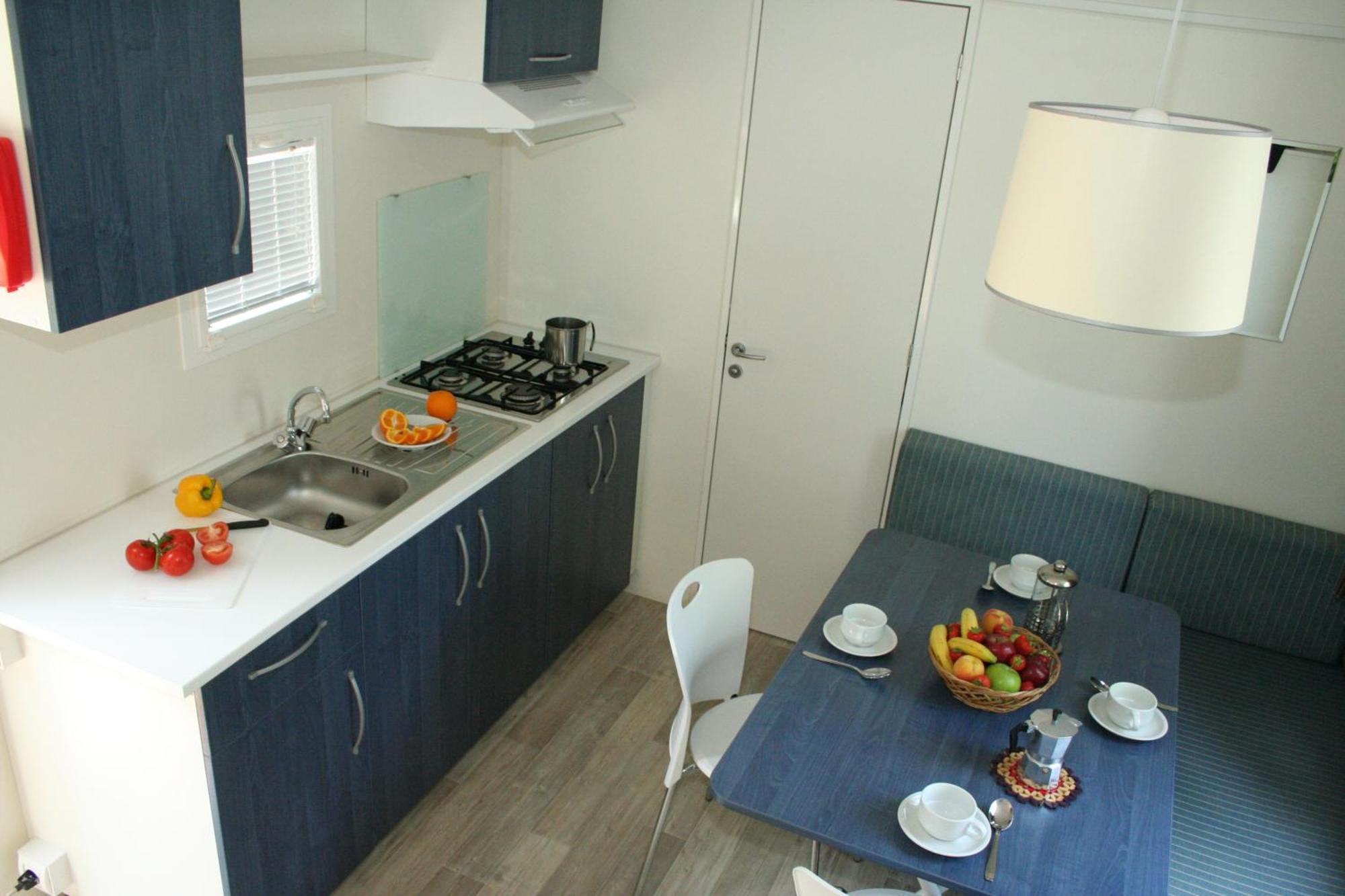 Happy Camp Mobile Homes In Camping Village Baia Paradiso บาเดซี ภายนอก รูปภาพ